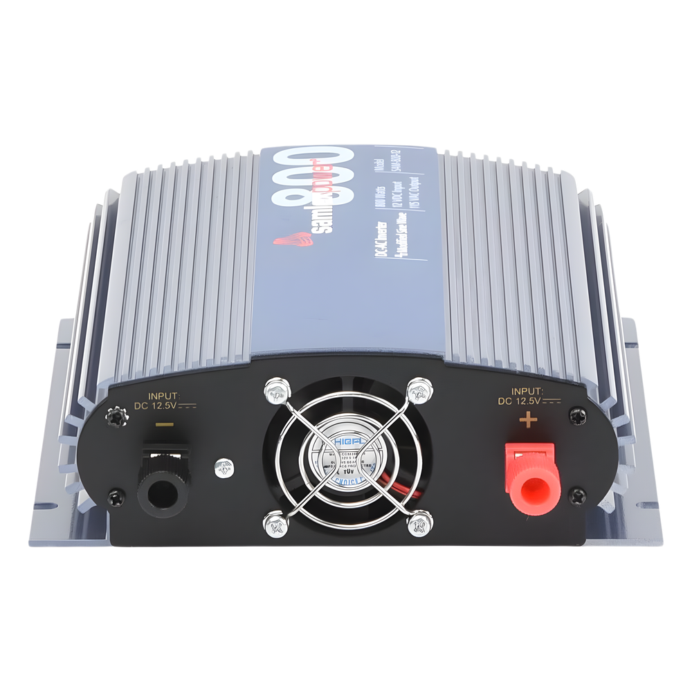 Inversor de Corriente (CD-CA) Potencia Nominal 800 W, Ent:12 Vcd, Sal:115 Vca 60 Hz, SAMLEX 2