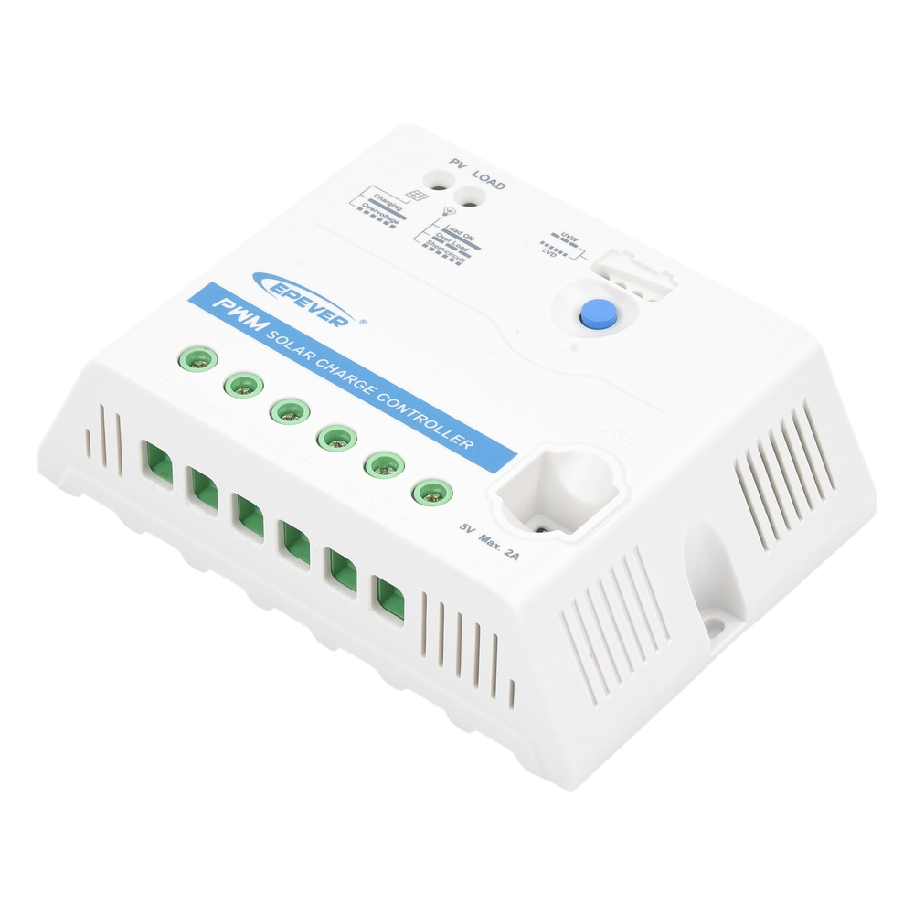 Controlador Solar PWM 12/24V 30A, Salida USB, EPEVER 5