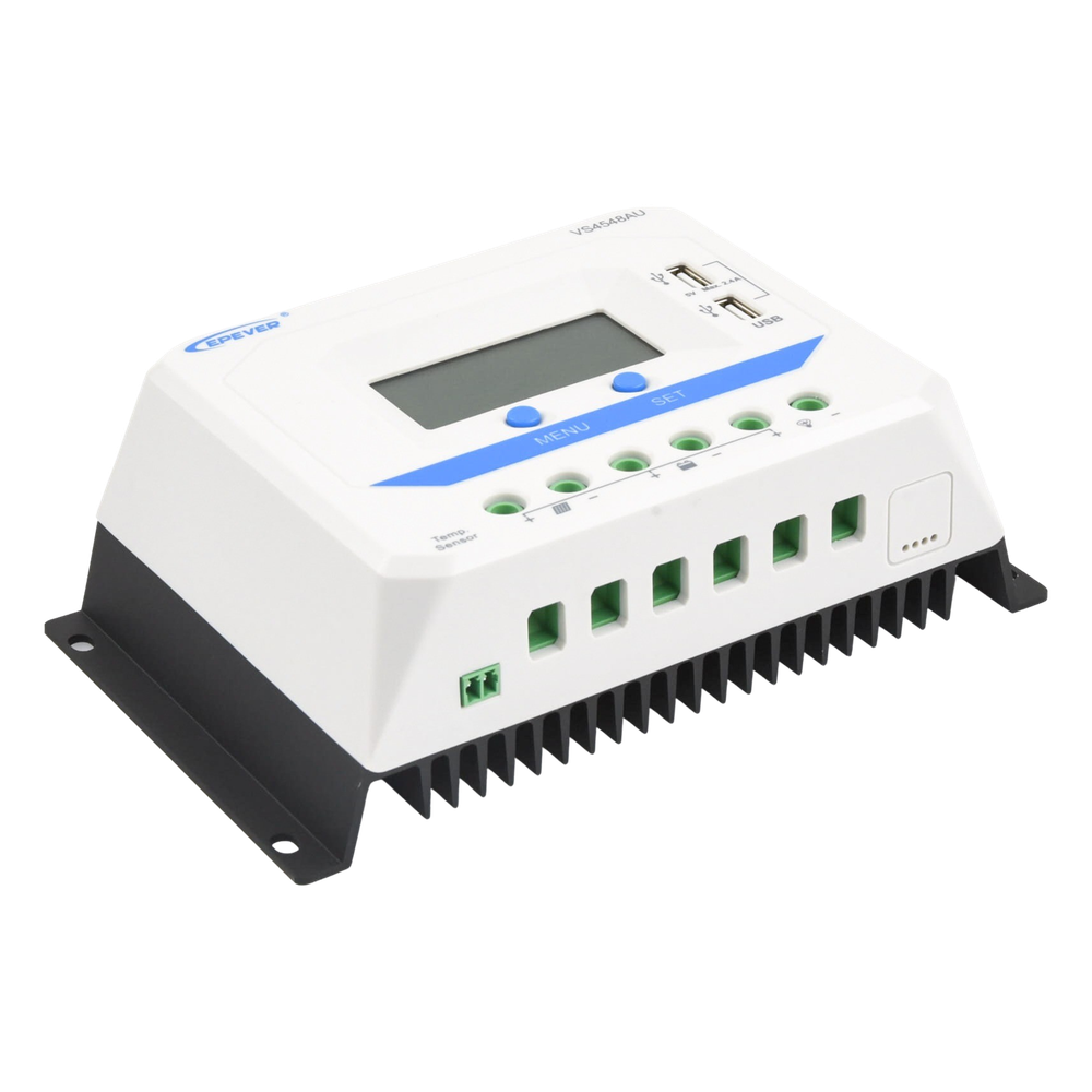Controlador Solar de Carga PWM 12/24/36/48 V 45 A, Salida USB, con Display, EPEVER 3