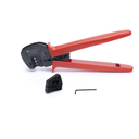 Pinza Ponchadora de Conectores MC4 para paneles solares, marca: PRECISION 4