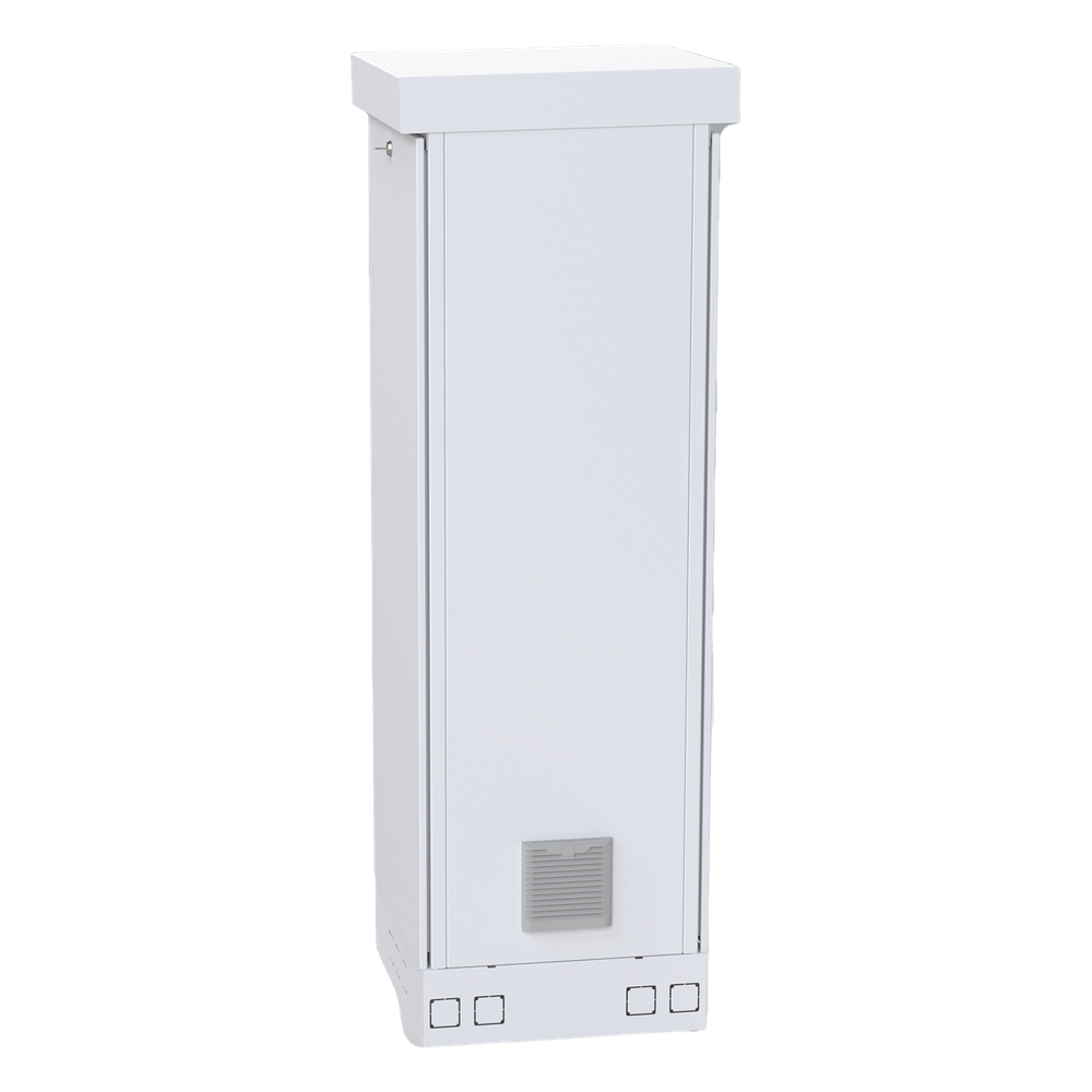 Gabinete para Piso, Capacidad, 31 Unidades de Rack, Doble puerta y Postes frontales e intermedios ajustables, Color Blanco, 700kg, LINKEDPRO 2