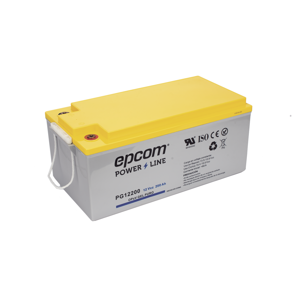Batería de GEL PURO OPzV / 12V @ 200Ah / Ciclo profundo / Uso en Aplicaciones Fotovoltaicas y de Respaldo 7