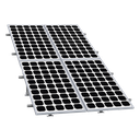 Montaje para 4 Paneles Solares 2X2, Riel "5" de 2700mm para Módulos con Espesor de 30-35mm, Vel. de Viento Máx. 136km/h, VEKTOR, EPCOM 2