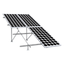 Montaje para 4 Paneles Solares 2X2, Riel "5" de 2700mm para Módulos con Espesor de 30-35mm, Vel. de Viento Máx. 136km/h, VEKTOR, EPCOM 3