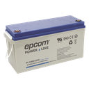 Batería 12 Vcc / 150 Ah / UL / Tecnología AGM-VRLA / CICLO PROFUNDO / Uso en aplicación fotovoltaica / terminales T5 EPCOM POWERLINE 3