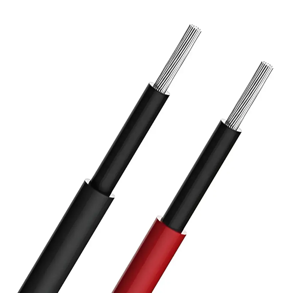 [CBL-ST-12N-1] Cable Fotovoltaico 12AWG 1500V (1 METRO) SUNTREE (Negro)