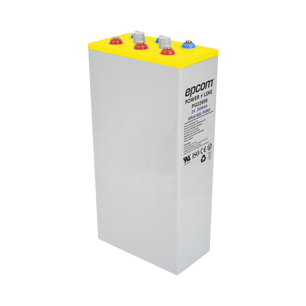 PURE GEL Battery OPzV / 2V @ 2000Ah / Deep cycle / Use in Photovoltaic and Backup Applications