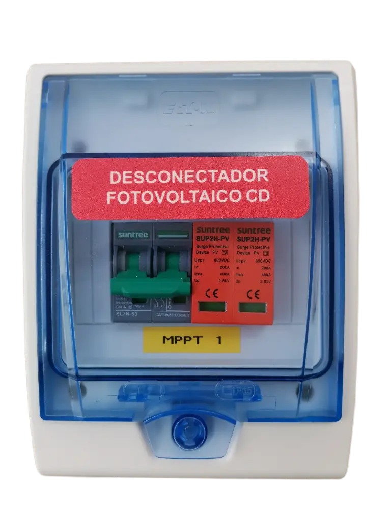 [CIS1S20A] 600v Direct Current Switch and Surge Protector Box 1 Strings (20A)