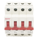 Interruptor termomagnético 4P 20A, Corriente Directa 1000Vcd para Aplicación Fotovoltaica Montaje Riel DIN