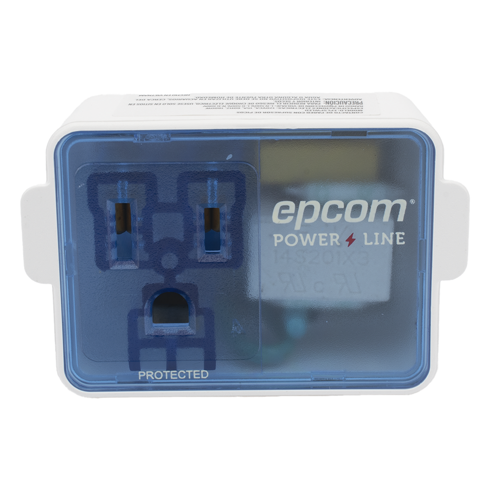 [EPLSPWLED] Supresor de Picos Portatil para Pared / 120 Vca / 1800 W / 540 Joules