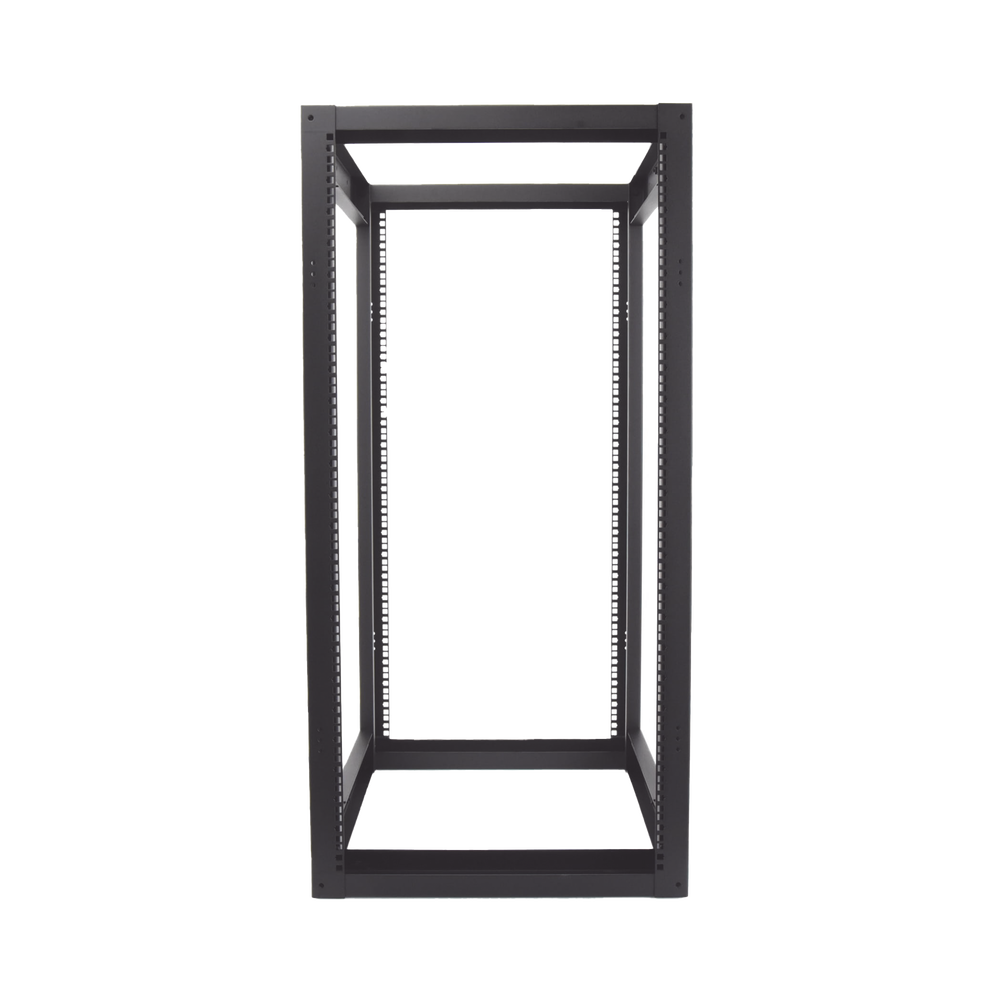 [EI-QR-3224-R2] Standard 19" 4-Post Rack, Steel, 24 Units, 400kg, Adjustable Depth. LINKEDPRO BY EPCOM