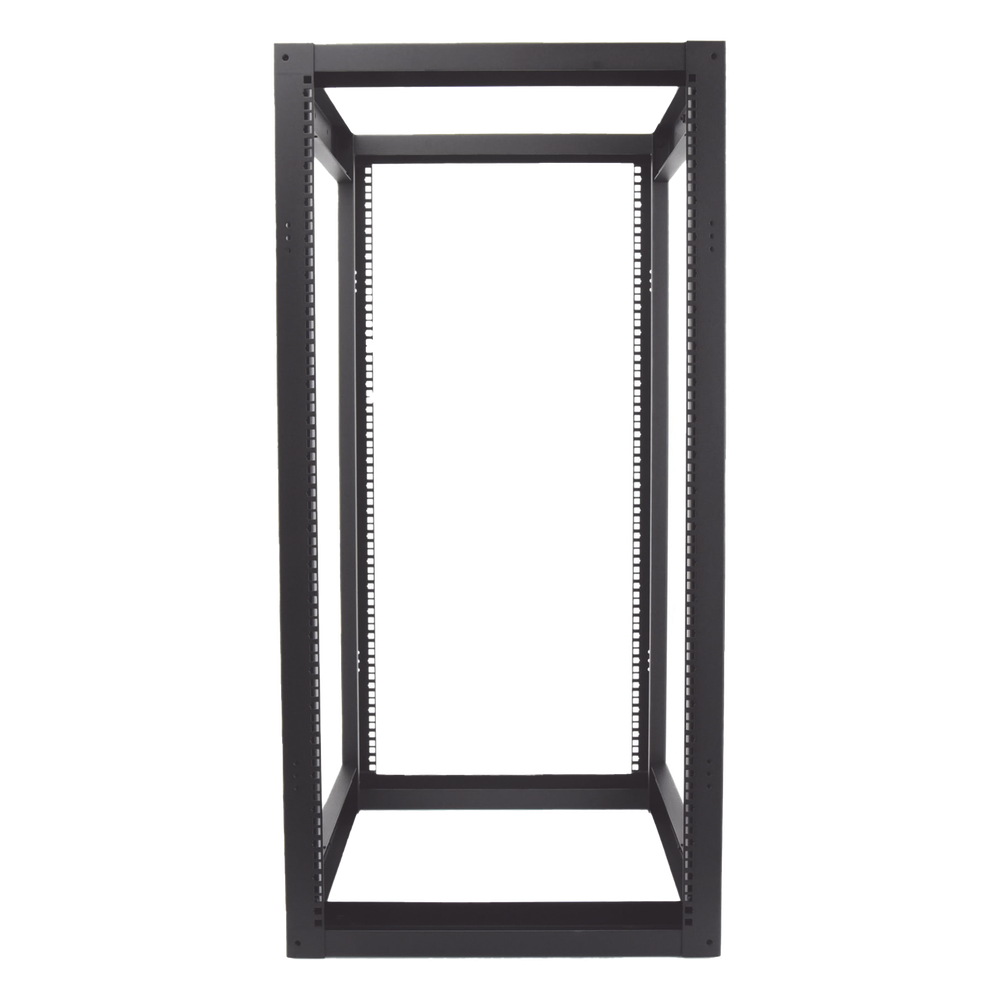 [EI-QR-3224-R2] Standard 19" 4-Post Rack, Steel, 24 Units, 400kg, Adjustable Depth. LINKEDPRO BY EPCOM