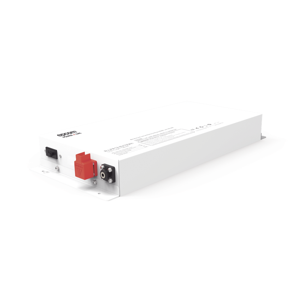 Deep Cycle Lithium Battery, 12.8Vdc 100Ah LiFePO4 Metal Case, Maximum 80A Discharge, Epcom by Ritar