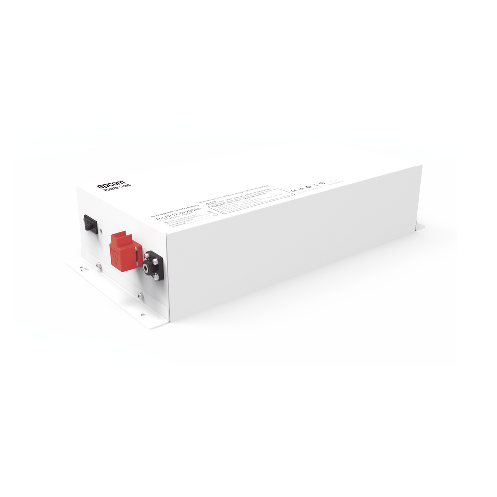 [RLFP128200A] Deep Cycle Lithium Battery, 12.8Vdc 200Ah (LiFePO4 Metal Case), Maximum 100A Discharge, Epcom by Ritar