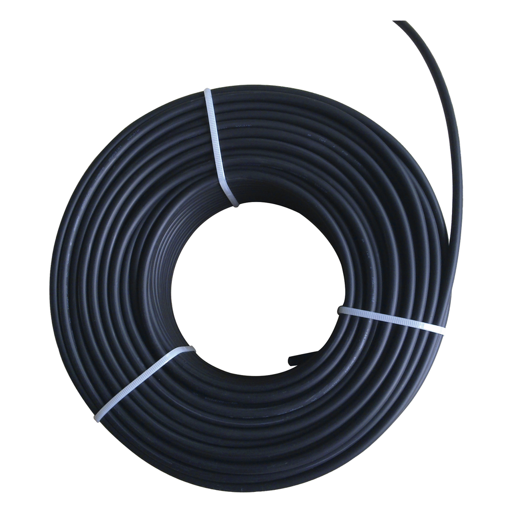 Black Photovoltaic Cable / 10mm² (8AWG) / COPPER Material / 2000V / 50 meter Roll. EPCOM POWERLINE