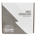 Black Photovoltaic Cable / Tinned Copper / 6mm² (10AWG) / 2000V / 100m Roll / UL 4703 and TUV / EPCOM POWERLINE