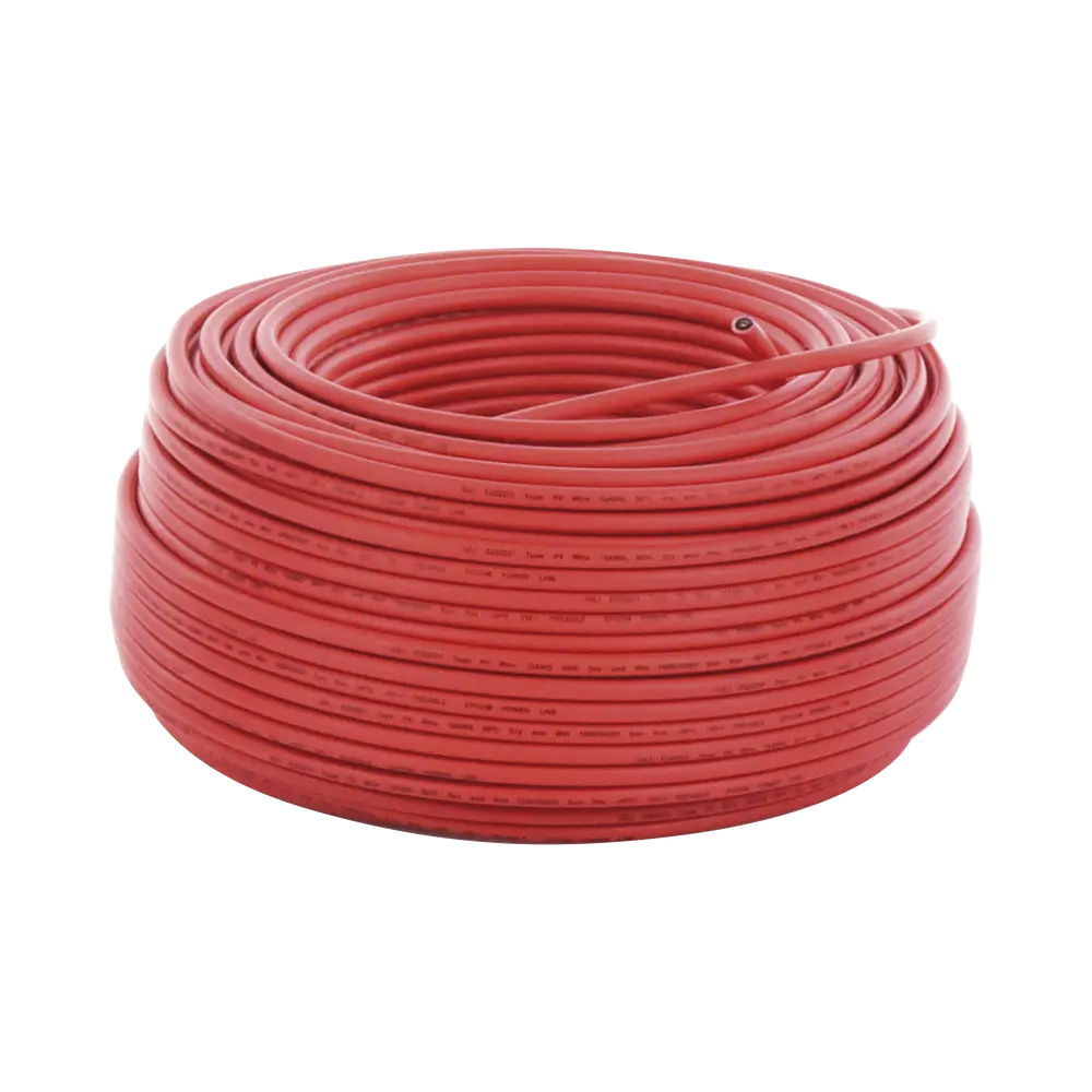 [CBL-UT-10R/100] Cable Fotovoltaico Rojo / Cobre Estañado / 6mm² (10AWG) / 2000V / Rollo 100m / UL 4703 y TUV / EPCOM POWERLINE