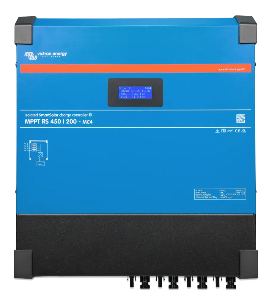 [SCC145120512] 200A MPPT Solar Charge Controller, Voltage: 48 Vdc. SmartSolar MPPT RS 450/200-MC4, VICTRON