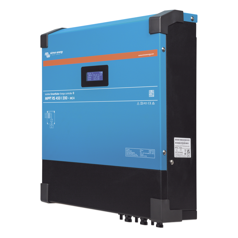 [MPPTRS450/100] 100A MPPT Solar Charge Controller, SmartSolar MPPT RS 450/100-MC4, Voltage: 48 Vdc. VICTRON