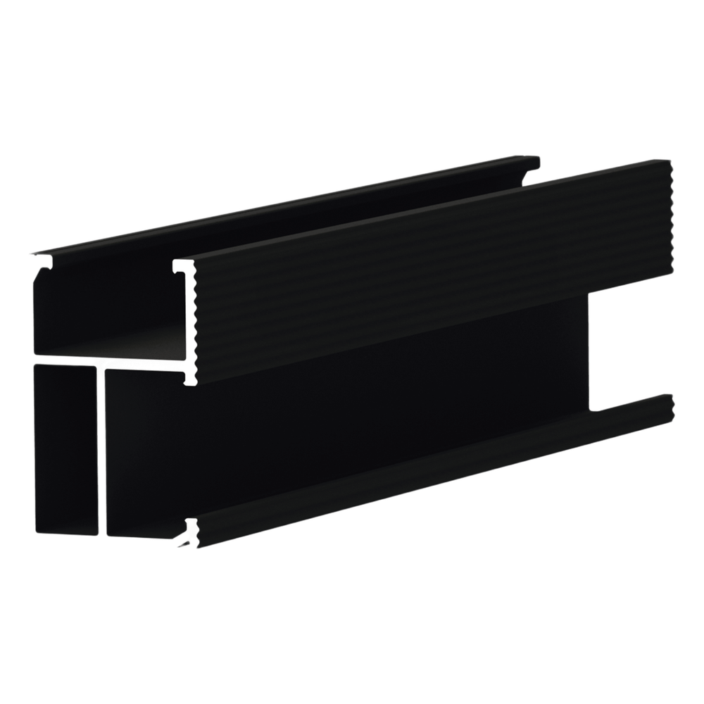 "8" rail with black anodizing for mounting photovoltaic modules in anodized aluminum 2700mm, EPCOM