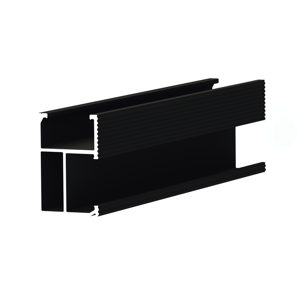 "8" rail with black anodizing for mounting photovoltaic modules in anodized aluminum 2700mm, EPCOM