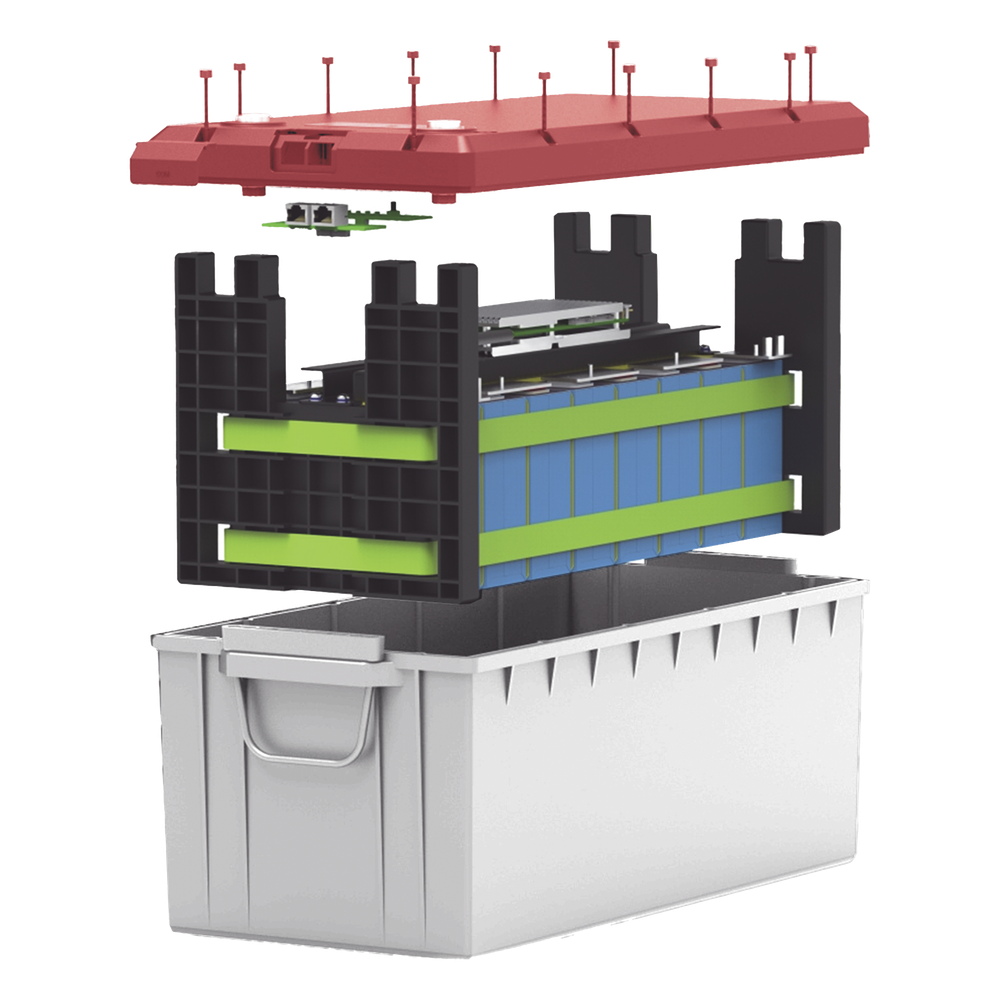 [LI100A24PRO] LiFePO4 Battery, 2.56 kWh, 25.6V, 100AH / With Integrated BMS / Life Span of more than 3500 Cycles / RS485 and CAN Connector EPCOM POWER LINE BY RITAR