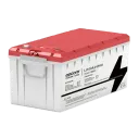 LiFePO4 Battery, 2.56 kWh, 25.6V, 100AH / With Integrated BMS / Life Span of more than 3500 Cycles / RS485 and CAN Connector EPCOM POWER LINE BY RITAR