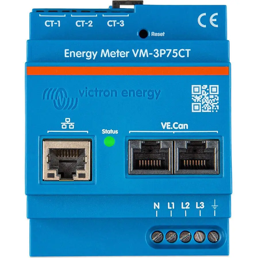 [REL200300100] Medidor de energía trifásico VM-3P75CT, VICTRON