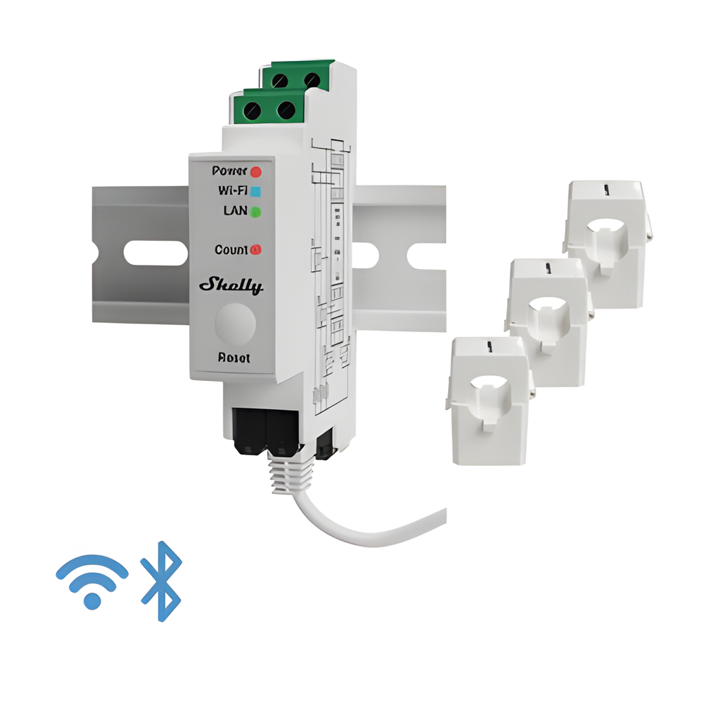 [SHELLYPRO3EM] Three-Phase AC Meter / WIFI / Industrial and Residential / P2P Cloud SHELLY