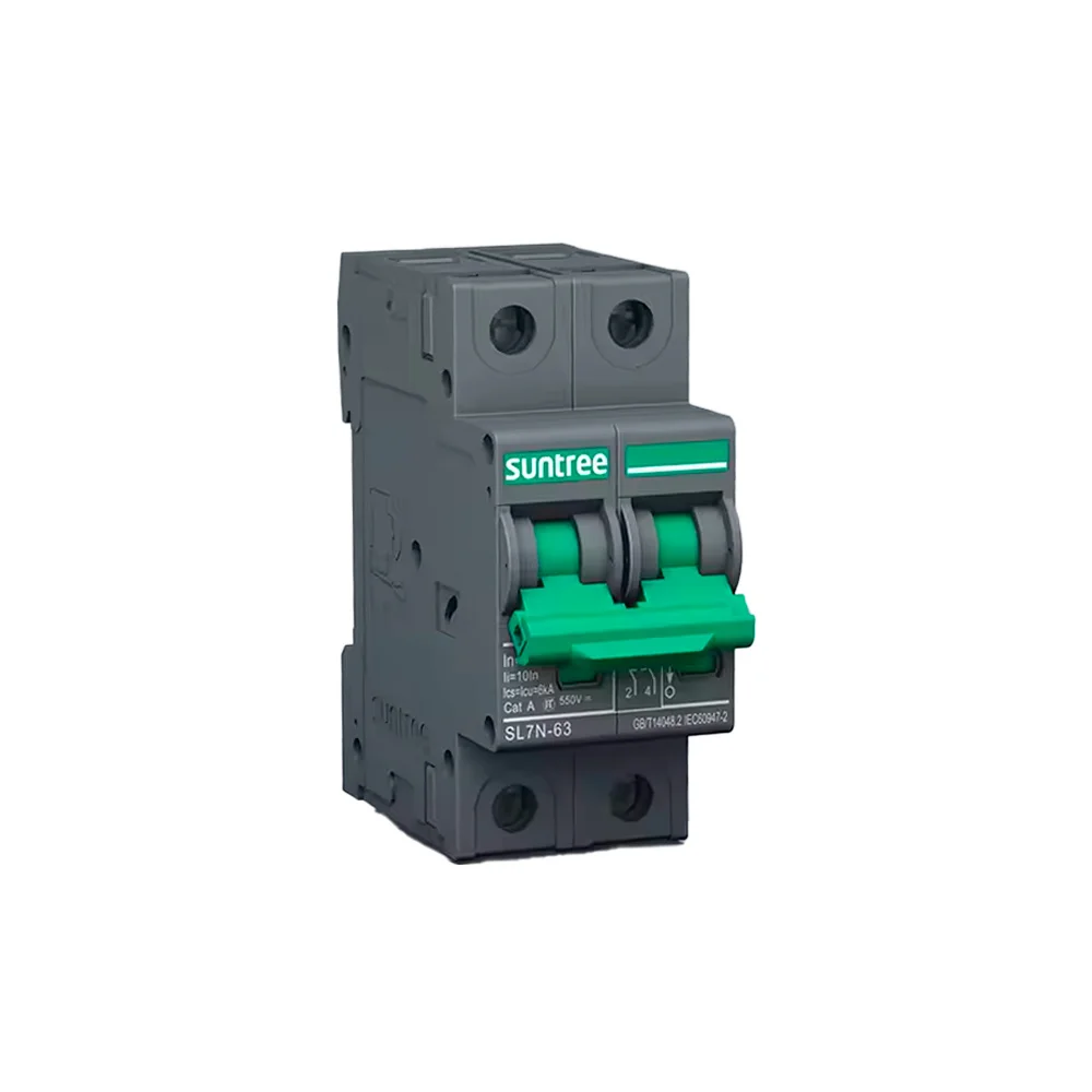 [INT2x25CD550B] Interruptor termomagnético corriente directa 2X25A 550v BLK Suntree
