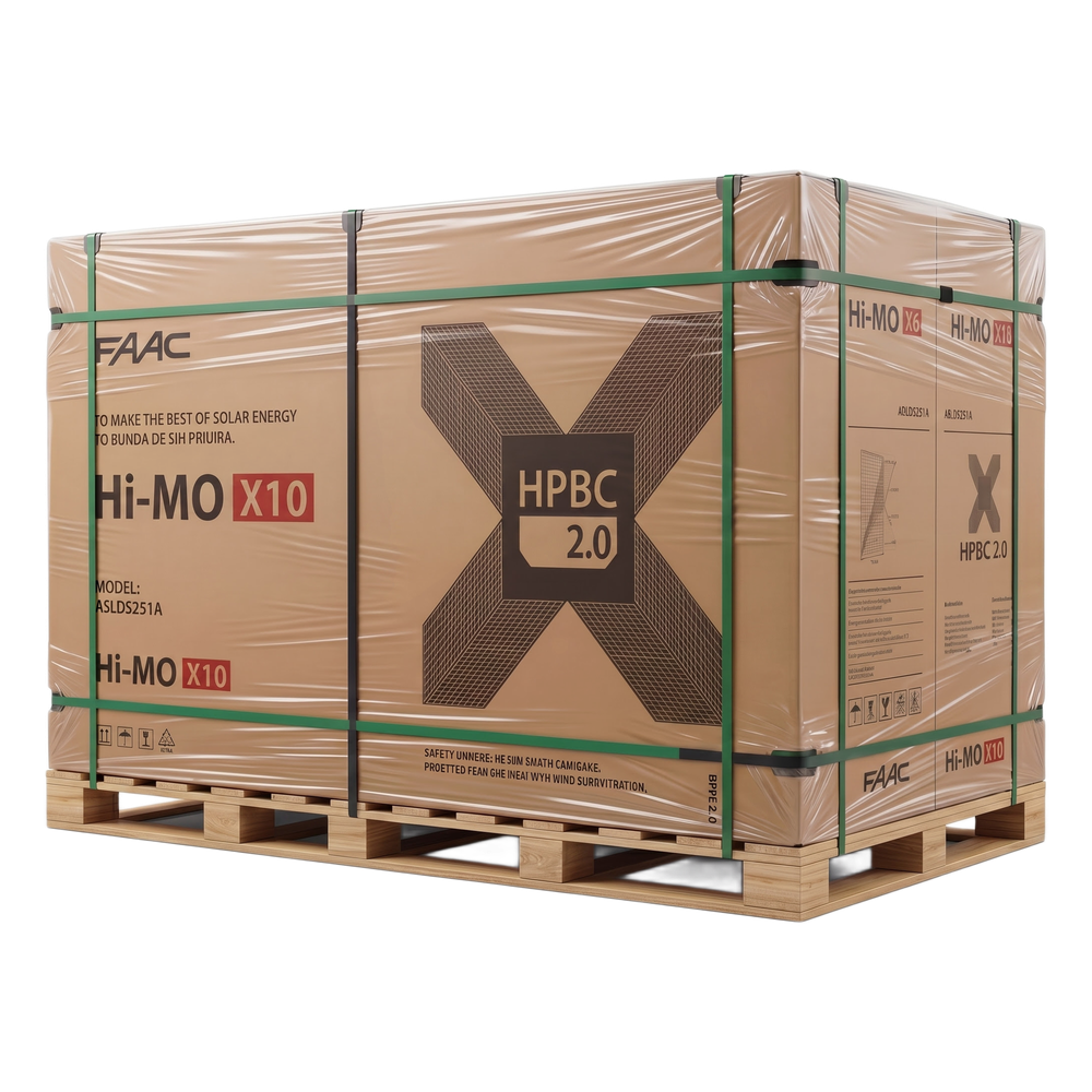 [LR772HVH645M/36PALLET] Tarima con 36 paneles de 645W, HPBC 2.0, Monocristalino LONGI