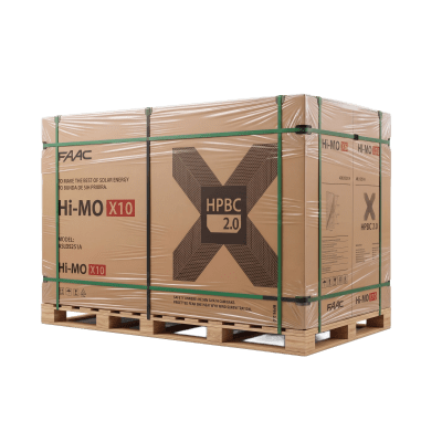[LR772HVHF645M/35PALLET] Tarima con 36 paneles de 645W, HPBC 2.0 ANDTIDUST, Monocristalino LONGI
