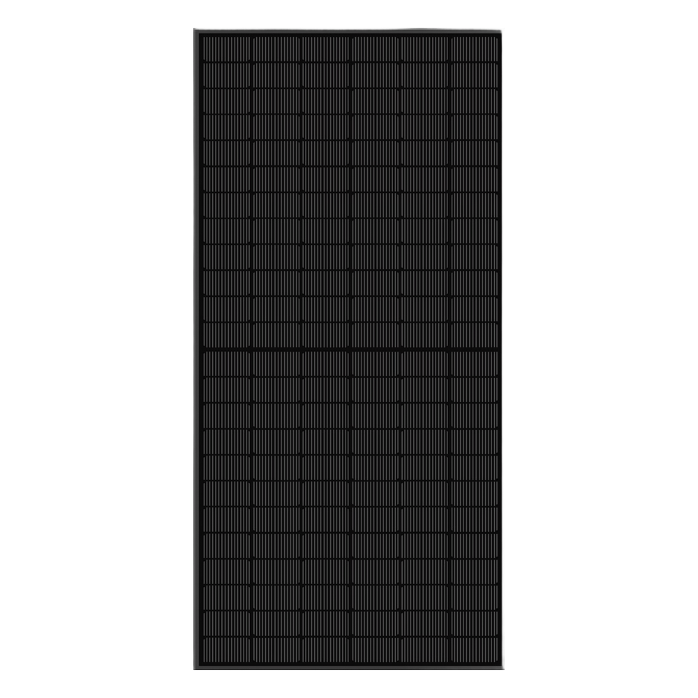 [LP182*210M66NB620WBLK] Panel Solar 620w Bifacial, Monocristalino de 132 Celdas TOPCon, Doble Vidrio, Full Black, LEAPTON