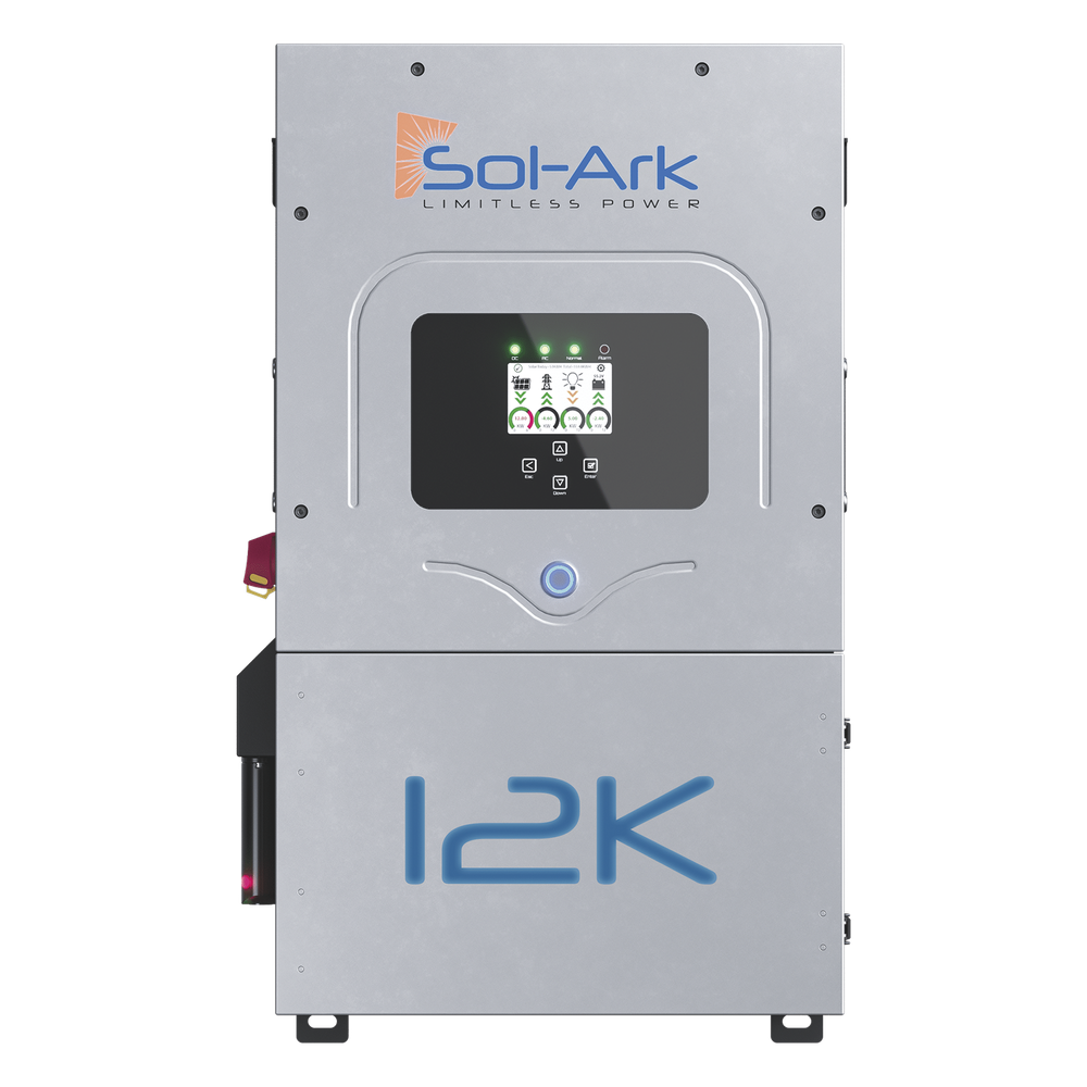 [12K2P] Inversor Híbrido / 12 kW / 220 VCA / Fase Dividida / IP65 / 48 VCC / MPPT Dual / 13 kW FV / Transferencia 4 ms SOL-ARK