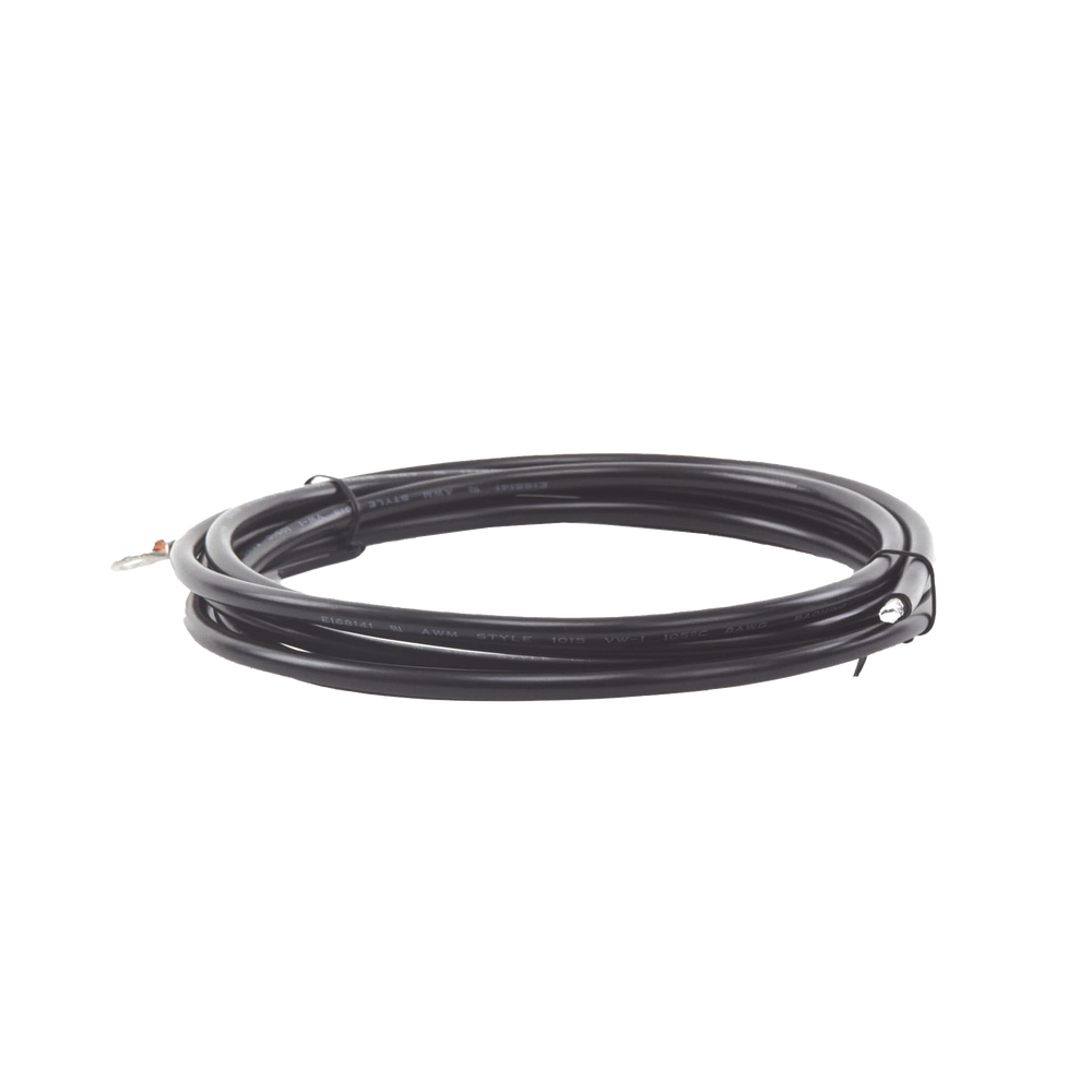 [CBL-8AWG-3BLK] Controller Cable, 3.0 m, Black, 8 AWG Gauge with Ring Terminal on One End