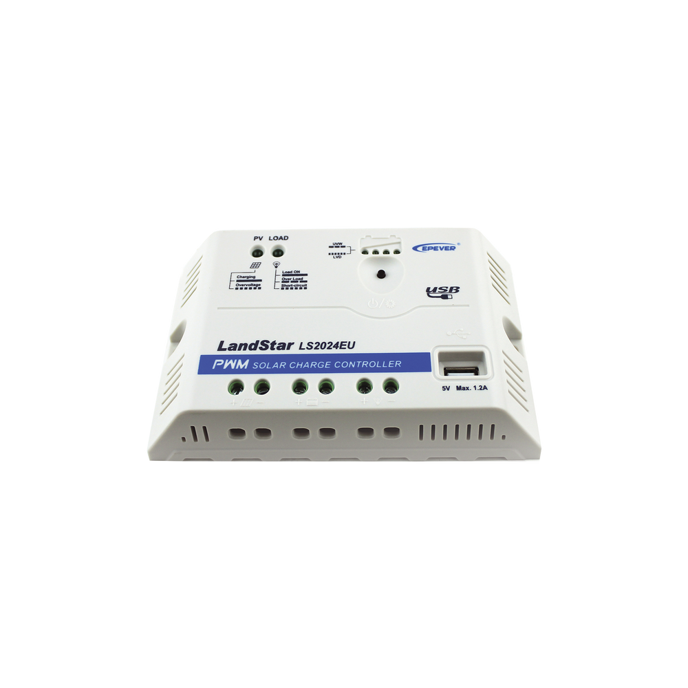 [LS-2024-EU] PWM Solar Controller 12/24 V 20 A, USB Output, EPEVER