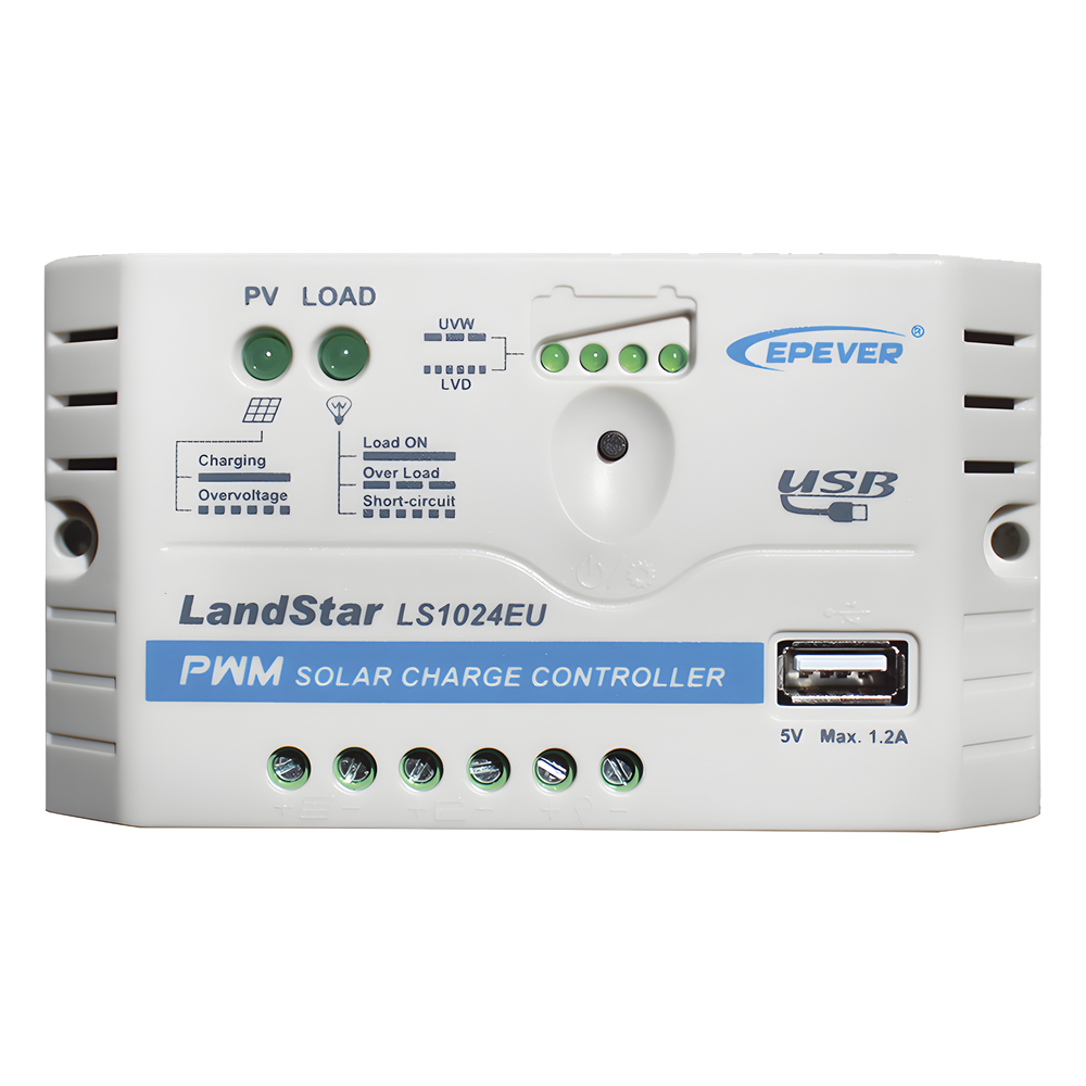 [LS-1024-EU] PWM Solar Controller 12/24 V 10 A, USB Output, EPEVER