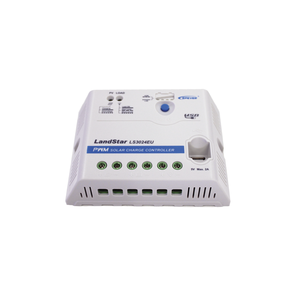 [LS-3024-EU] PWM Solar Controller 12/24 V 30 A, USB Output, EPEVER