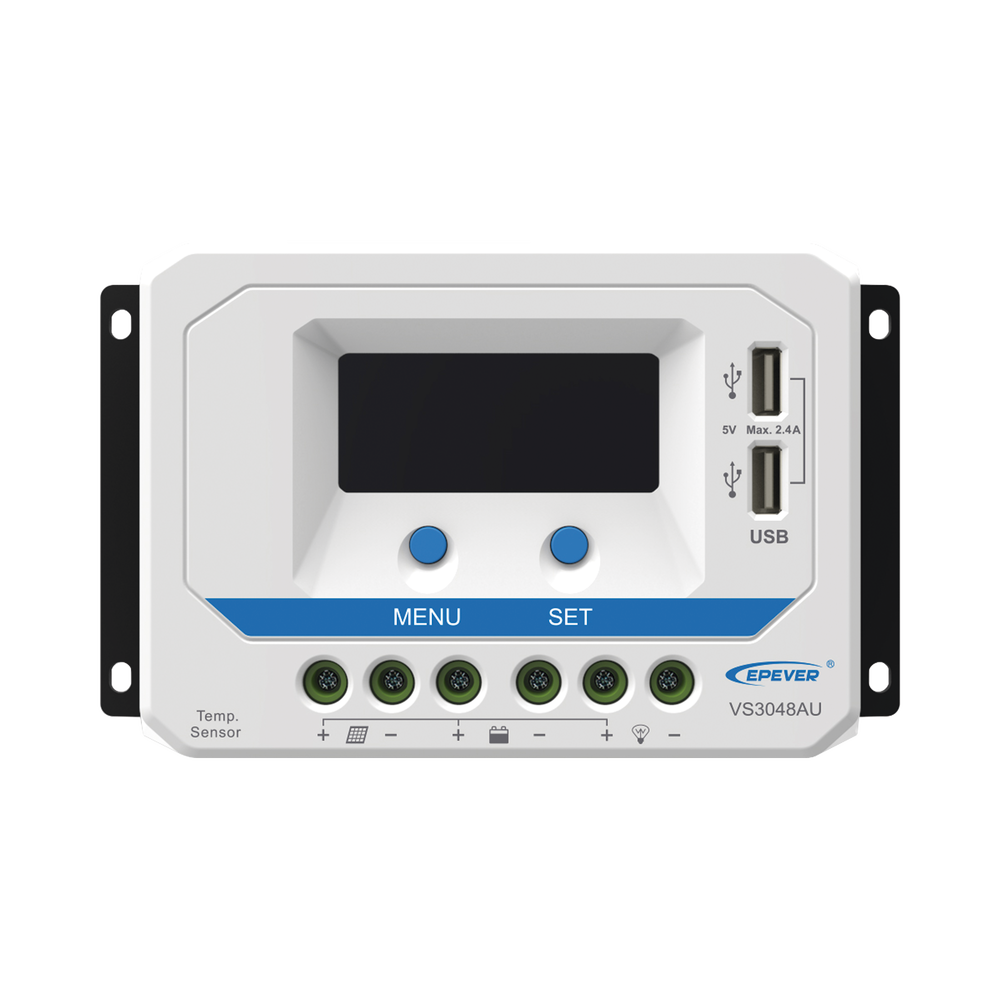[VS-3048-AU] PWM Solar Charge Controller 12/24/36/48 V 30A, USB Output, with Display, EPEVER