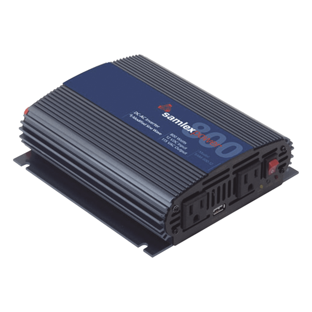Power Inverter (DC-AC) Rated Power 800 W, Input:12 Vdc, Output:115 Vac 60 Hz, SAMLEX
