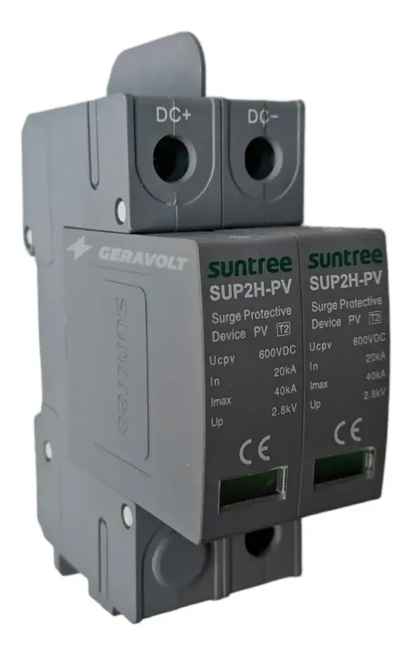 [SUP2H-PV] 600vdc Photovoltaic Surge Protector for Solar Panels