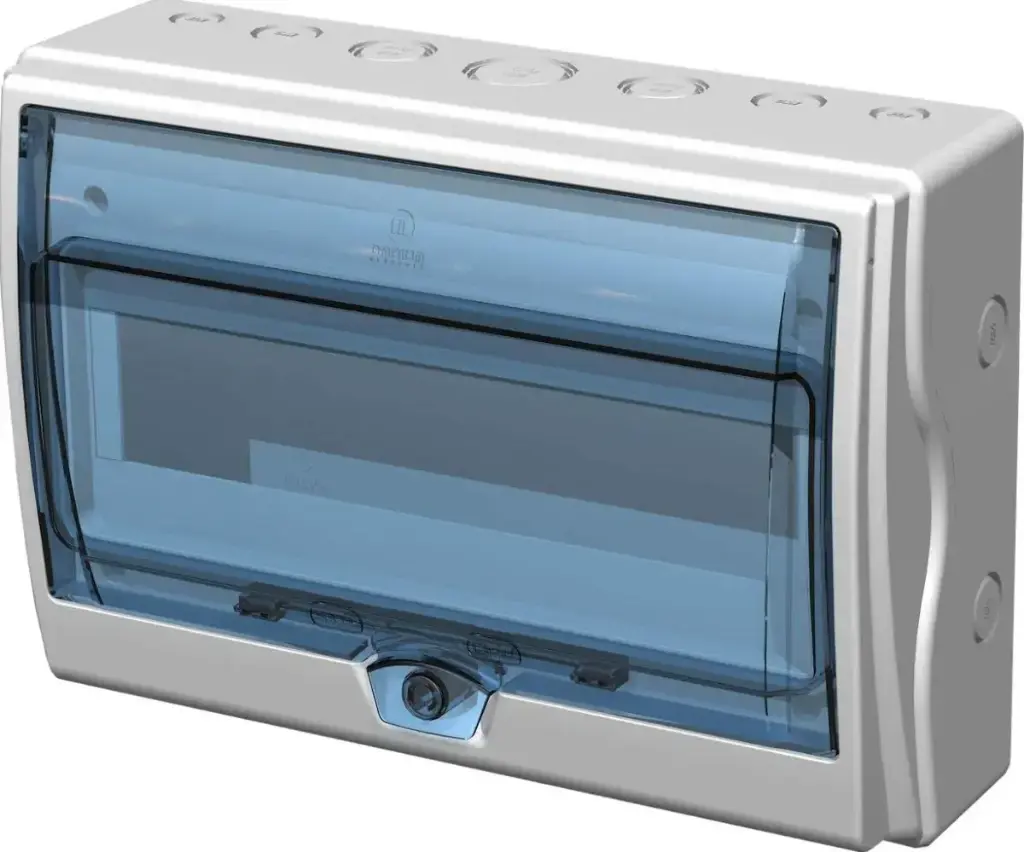 [SP6512] Caja Plástica Riel DIN de 12 Módulos IP65 Omnium
