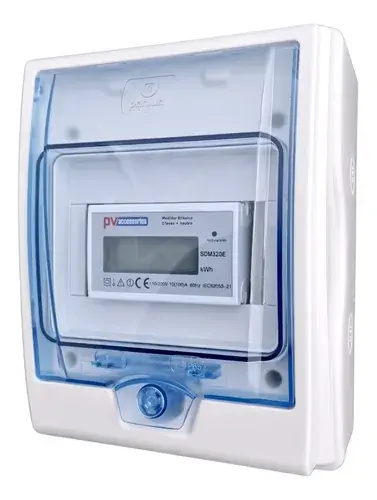 [PV-SDM-320E] KWH Meter Two-Phase 2Phases/1Neutral 110/220V 10-100A in IP65 Box